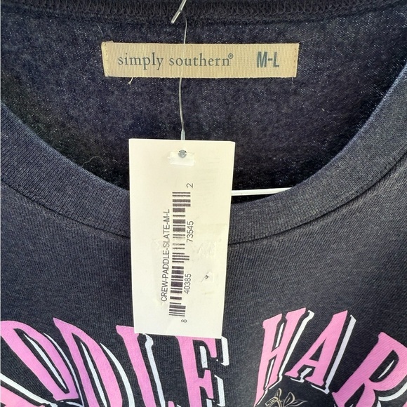 Simply Southern Women's Blue Graphic T-Shirt Size M - Picture 4 of 4